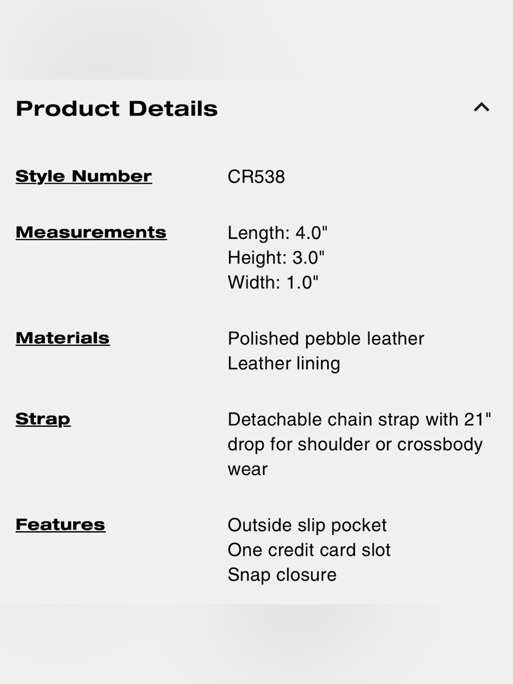 Coach Essential Half Flap Card Case - Picture 8 of 8